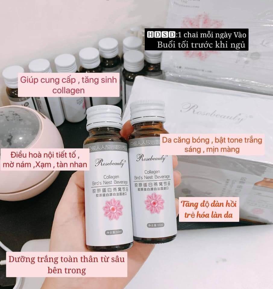 Collagen yến trắng da Rose Beauty